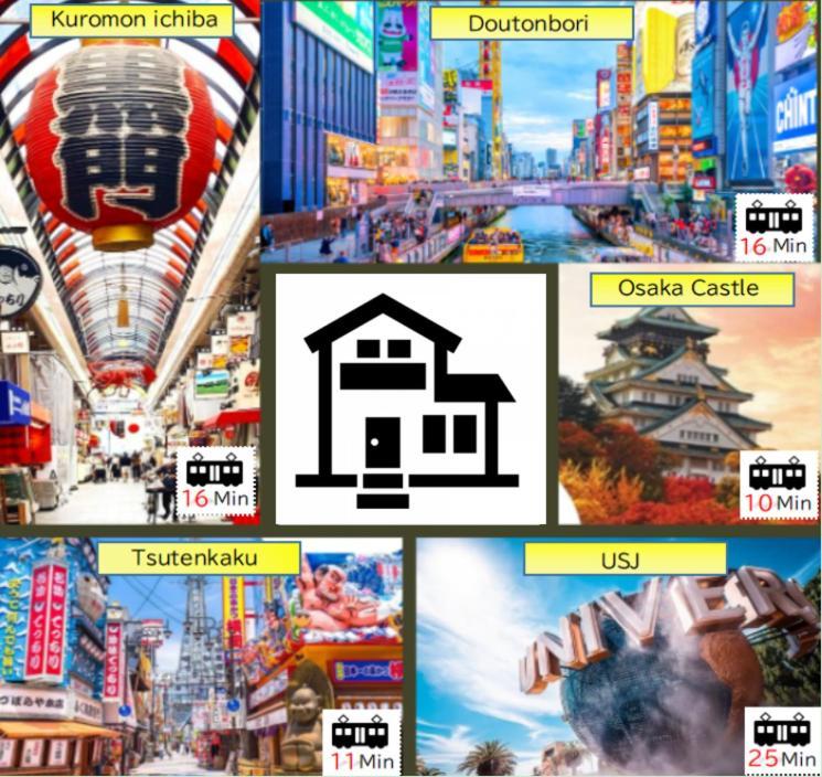 Ferienwohnung Jr天王寺駅・寺田町駅から徒歩圏内！ファミリー大歓迎の広々欧風ハイツ！ Ōsaka Exterior foto